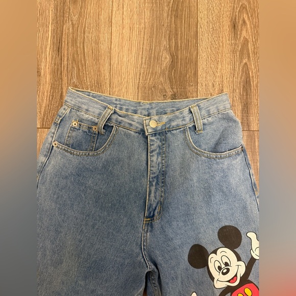 Vintage Mickey Mouse Unlimited Jerry Leigh Jeans Size 9 - Picture 3 of 7